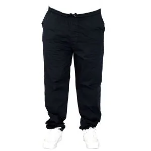 Big Size Mens Linen Pants Jogger Milano 21913 Navy Blue