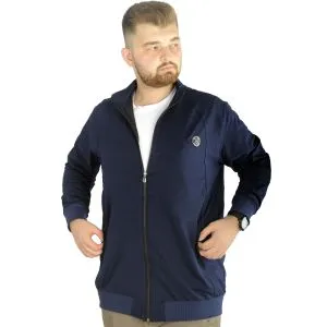 Men Sweatshirt  Bicycle Collar Basic 20131 Black