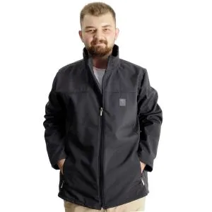 Big-Tall Mens Basic Waterproof Jacket 21232 Anthracite