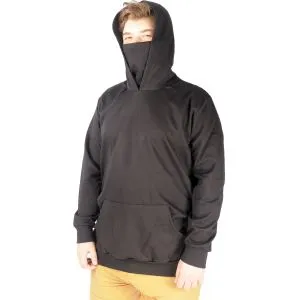 Big-Tall Mens Sweatshirt with Arm Mask 21505 Black