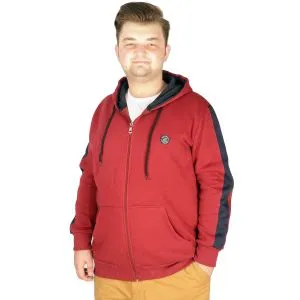 Big Tall Mens Sweatshirt Arm Strap 21503 Burgundy