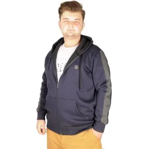 Big Tall Mens Sweatshirt Arm Strap 21503 Navy Blue