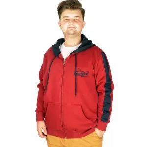 Big Tall Mens Sweatshirt Vintage Newyork 21504 Burgundy