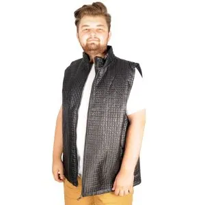 Big Size Mens Seasonal Vest Basic Epic 21606 Black