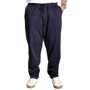 Big Size Mens Linen Pants Jogger Milano 21913 Navy Blue
