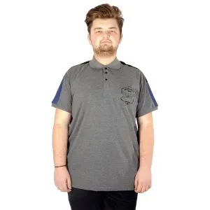 Big-Tall Men Classic Short Sleeve Polo T-Shirt Change 21334 Antramelange