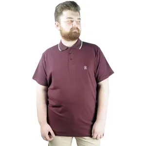 Men s Polo T shirt Lycra Single Jersey Embroidery 21554 Maroon