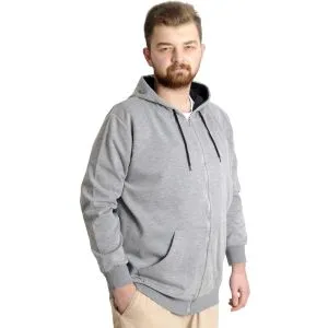 Kapson Fermuarlı Steel Interlock 21600 Gri Melanj