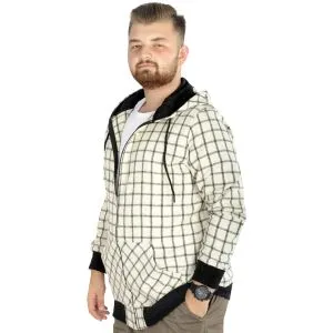 Big Tall Men s Lumberjack Sweat with Pocket 21574 Beige