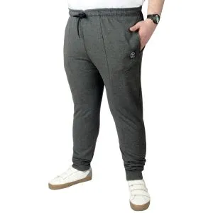 Big Size Men Sweatpants Narrow Trotters 20507 Black