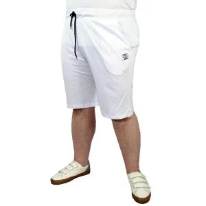 Big Size Men Capri Supreme Sweep Check 22137 White