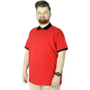 Men s T shirt Polo Collar MDX Club 22305 White