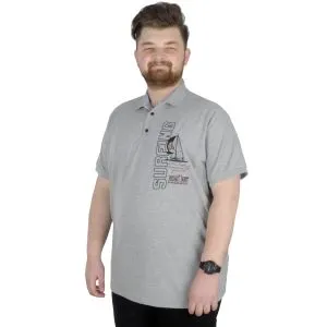 Men s T shirt Polo Collar MDX Club 22305 White