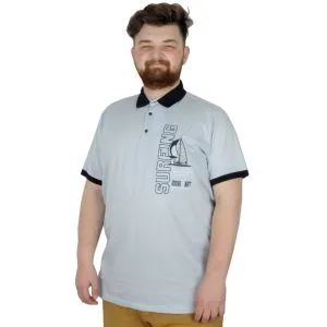 Men s T shirt Polo Collar MDX Club 22305 White