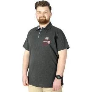 Men s T shirt Polo Collar MDX Club 22305 White