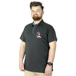 Men s T shirt Polo Collar MDX Club 22305 White