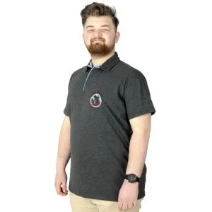 Men s T shirt Polo Collar 73 22332 Anthracite
