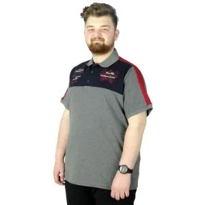 Men s T shirt Polo Collar MDX Club 22305 White