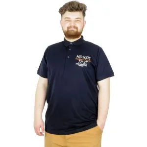 Men s T shirt Polo Collar MDX Club 22305 White