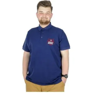 Men s T shirt Polo Collar MDX Club 22305 White