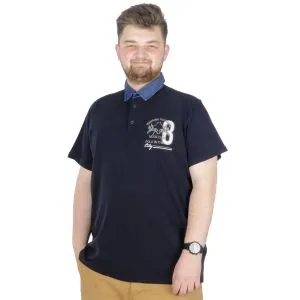 Men s T shirt Polo Collar MDX Club 22305 White