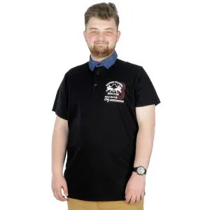 Men s T shirt Polo Collar MDX Club 22305 White