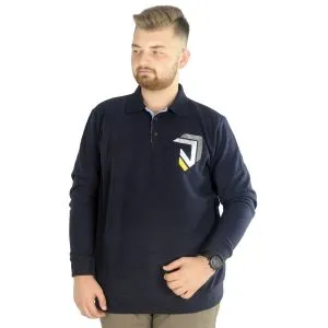 Big Tall Men Sweatshirt Old Traderouts 20415 Black