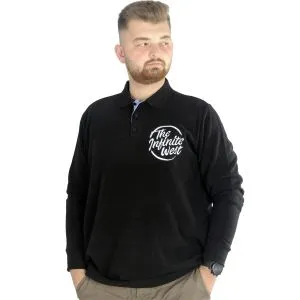 Big Tall Men Sweatshirt Old Traderouts 20415 Black