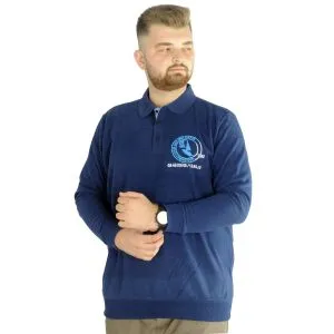 Big Tall Men Sweatshirt Old Traderouts 20415 Black