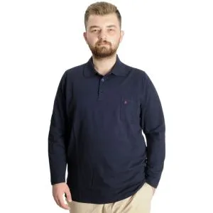 Erkek T-Shirt Polo Classic U.Kol Cepli 22446 Lacivert