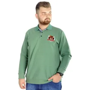 Big Tall Men Sweatshirt Old Traderouts 20415 Black