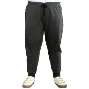 Big Size Men Sweatpants Narrow Trotters 20507 Black