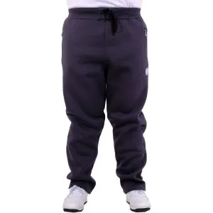 Erkek 3 İplik Eşofman Altı Fermuarlı Düz Paça 22507 Füme