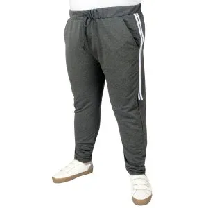 Big Size Men Sweatpants Narrow Trotters 20507 Black