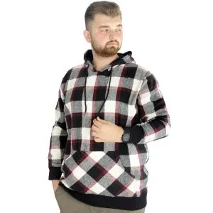 Big Tall Men s Lumberjack Sweat with Pocket 21574 Burgundy