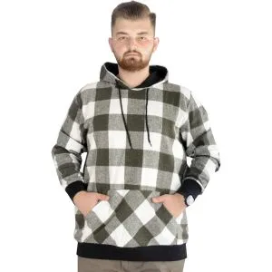 Big Tall Men s Lumberjack Sweat with Pocket 21574 Burgundy