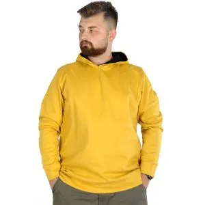 Big Tall Men s Sweat Hooded Pocket Zippered Linexpected 21521 Black