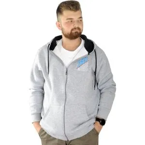 Big Tall Men s Sweat Hooded Pocket Zippered Linexpected 21521 Black