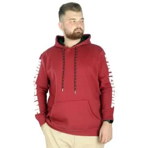 Big Tall Men s Sweat Hooded Pocket Zippered Linexpected 21521 Black