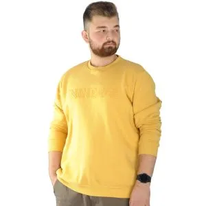 Men Sweatshirt  Bicycle Collar Basic 20131 Anthramelange (Gray) Color