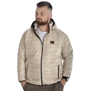 Big-Tall Mens Comfort Capitone Zippered Jacket 21048 Burgundy