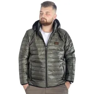 Big-Tall Mens Comfort Capitone Zippered Jacket 21048 Burgundy