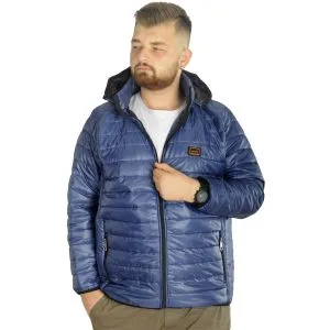 Big-Tall Mens Comfort Capitone Zippered Jacket 21048 Burgundy