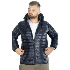 Big-Tall Mens Comfort Capitone Zippered Jacket 21048 Burgundy