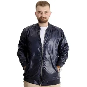 Big-Tall Men College Coat Jesica 22611 Dark Blue