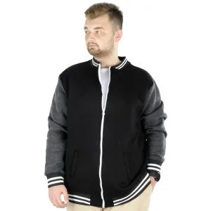 Big Tall Men College Coats 22618 Black