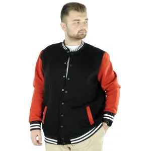 Big Tall Men College Coats 22619 Black