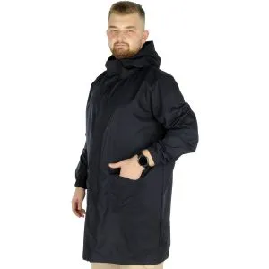 Big Tall Men Raincoat Hooded 22700 Navy Blue