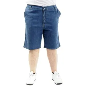 Büyük Beden Erkek Kapri Kot Armina 22906 Mavi