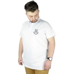 Men s T shirt Polo Collar MDX Club 22305 White